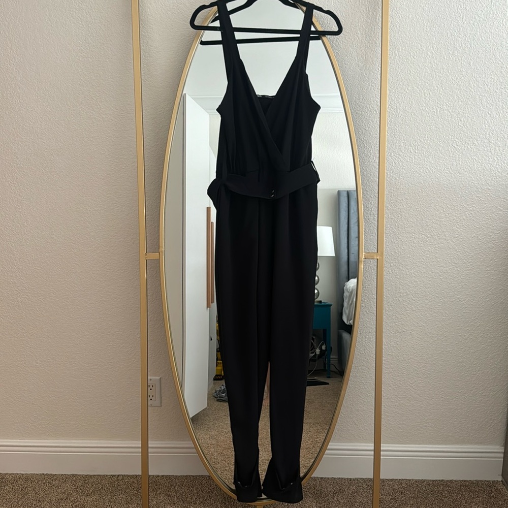 Zara L black jumpsuit